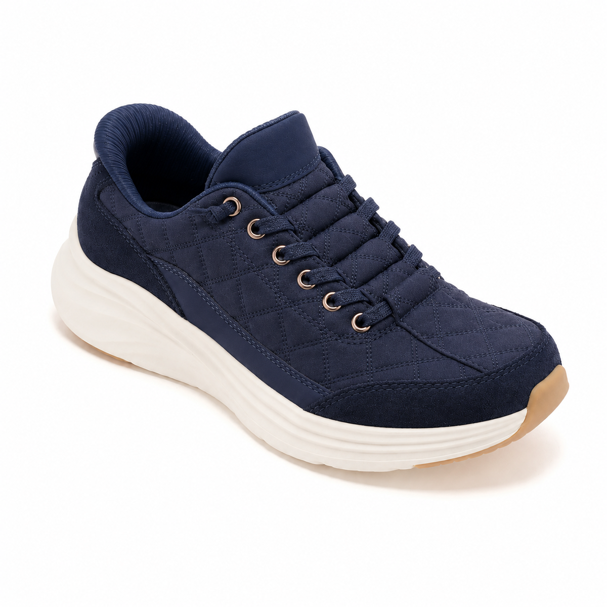 Women’s Comfy Quilted Platform Walking Sneakers
